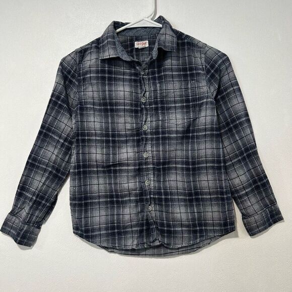 Cat & Jack Other - Cat & Jack Kids Navy Plaid Flannel – Size M (8/10)